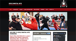 Desktop Screenshot of devilsmartialarts.com